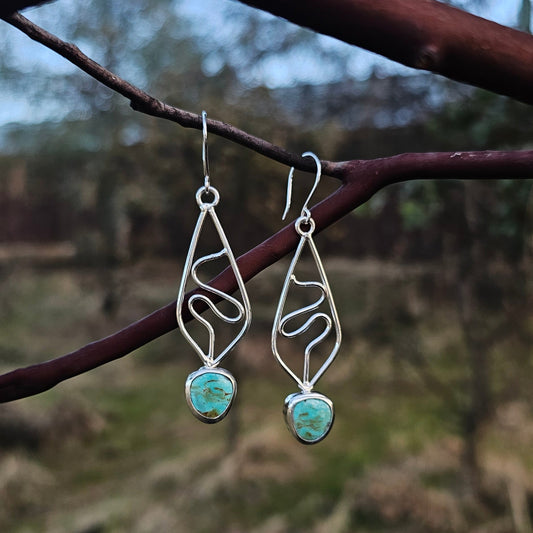 Journey Kingman Turquoise Earrings